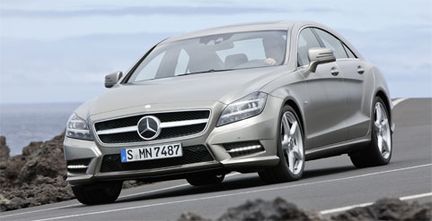 Mercedes CLS 500: Lyxcoupe för dinkis