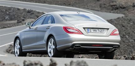 Mercedes CLS 500: Lyxcoupe för dinkis