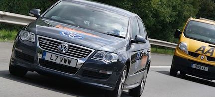 Världsrekord i snålkörning av VW Passat