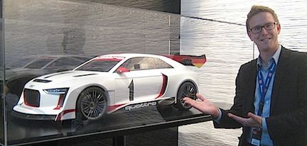 Audis mystiska quattro concept racebil