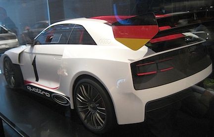 Audis mystiska quattro concept racebil
