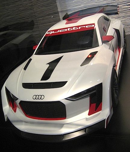 Audis mystiska quattro concept racebil