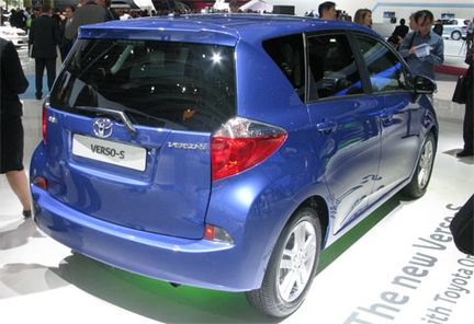 Toyota Verso-S - en snyggare Yaris Verso