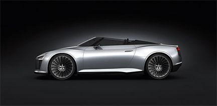 Audi e-tron Spyder kombinerar el och diesel