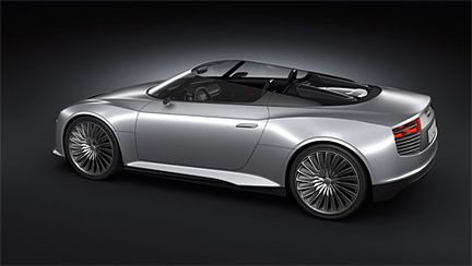 Audi e-tron Spyder kombinerar el och diesel