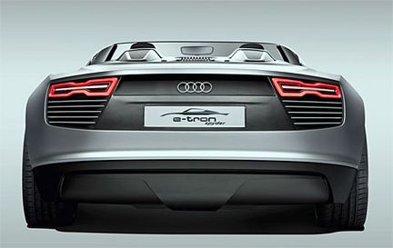 Audi e-tron Spyder kombinerar el och diesel