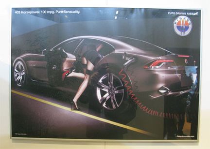 Fisker gör PR (Porrig Reklam) - eller?