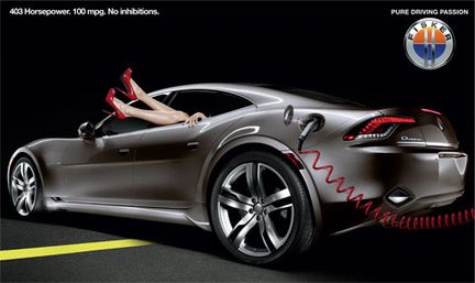 Fisker gör PR (Porrig Reklam) - eller?