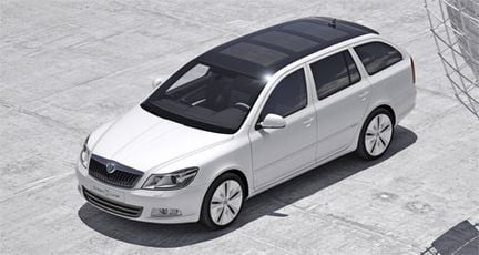 Skoda Octavia går 14 mil på el