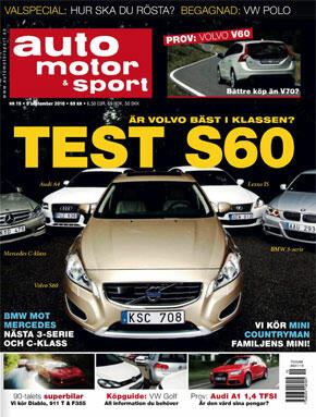 Vi testar S60 och provkör V60