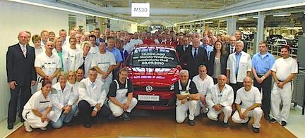 VW-milstolpe: 15 miljoner Golf i Wolfsburg
