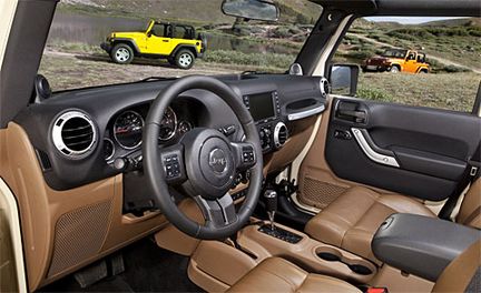 Jeep Wrangler får snyggare inredning