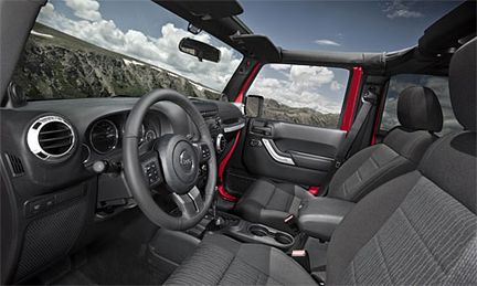 Jeep Wrangler får snyggare inredning