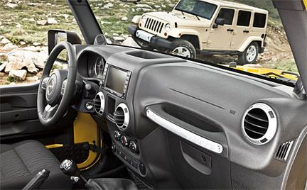 Jeep Wrangler får snyggare inredning