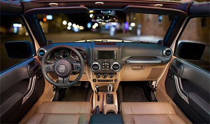Jeep Wrangler får snyggare inredning