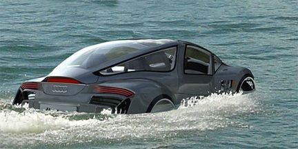 En Audi som kan simma