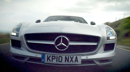 SLS AMG i världens snabbaste 3D-film