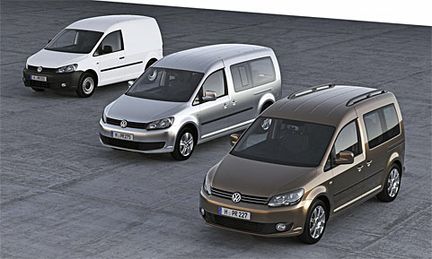 VW Caddy blir snålare - och snyggare