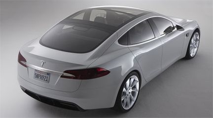 Rusning efter aktier i elbilen Tesla