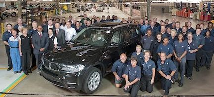 BMW bygger X5 nummer 1.000.000
