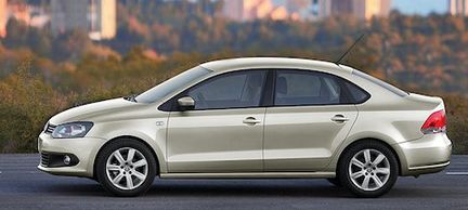 VW Polo hamnar i rysk sträckbänk
