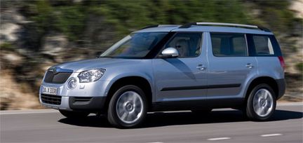 Skoda Yeti blir sjusitsig