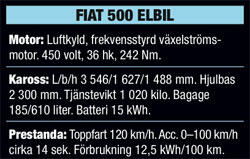 Fiat 500 EL: Vi kör Fiats elbil