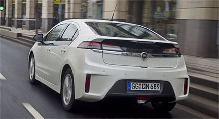 Första Opel Ampera serietillverkad