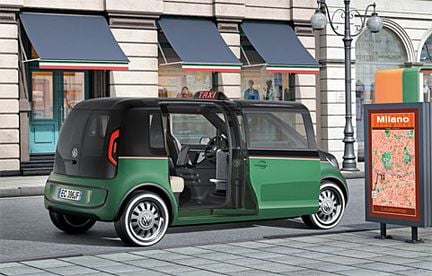 VW Milano Taxi - elbil för citykörning