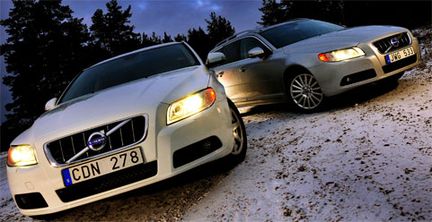 Volvo V70: Vi testar olja mot gas