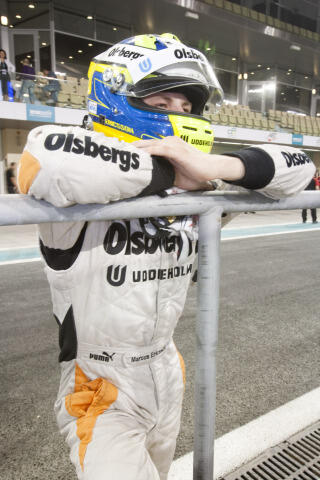 GP2: Marcus bröt i Abu Dhabi