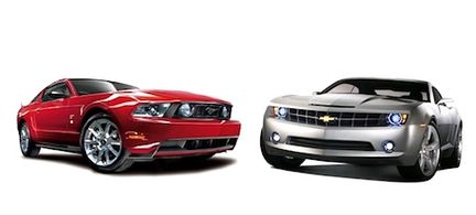 Mustang slog Camaro - men bara knappt