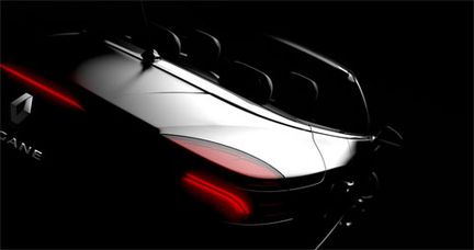 Mégane CC strippar inför Genève