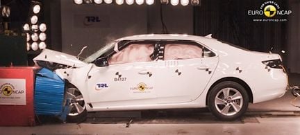 Saab 9-5 fick toppbetyg av Euro NCAP