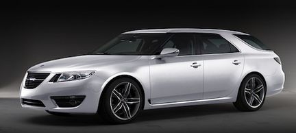 Saab 9-5 SportCombi var photoshoptävling