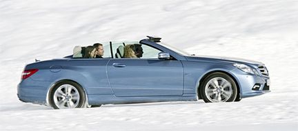 Mercedes E-klass Cabrio - året runt bilen