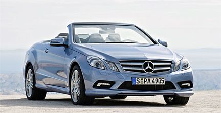 Mercedes E-klass Cabrio - året runt bilen