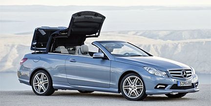 Mercedes E-klass Cabrio - året runt bilen