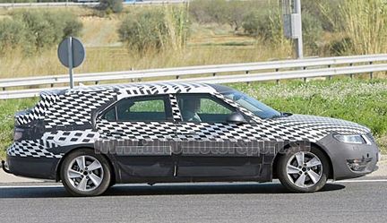 Saab 9-5 Sportcombi - avslöjad på bild