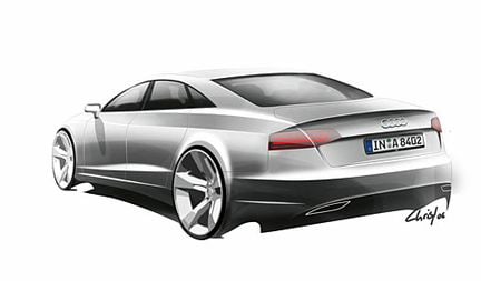 Nya Audi A8 - eller är det en A4?