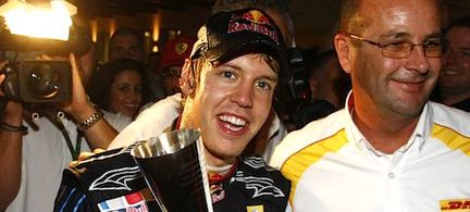 F1: Vettel vann - ung Toyotaförare glänste