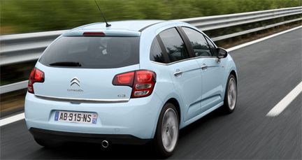 Citroën C3: Fin utsikt