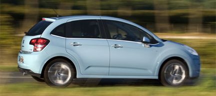 Citroën C3: Fin utsikt