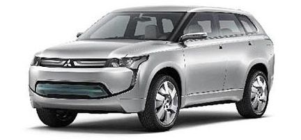 Mitsubishi visar en laddhybrid-suv