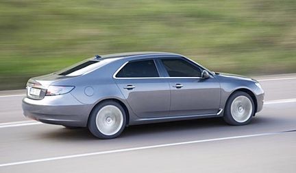 Bild-frosseri: Nya Saab 9-5