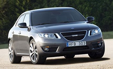 Bild-frosseri: Nya Saab 9-5