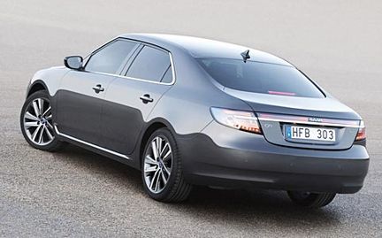 Bild-frosseri: Nya Saab 9-5