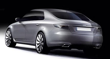 Bild-frosseri: Nya Saab 9-5