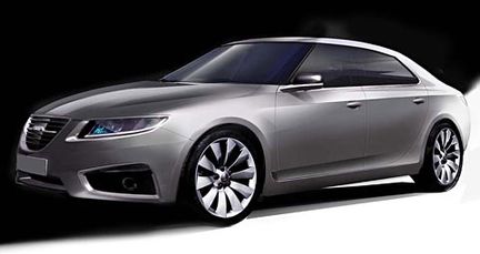 Bild-frosseri: Nya Saab 9-5