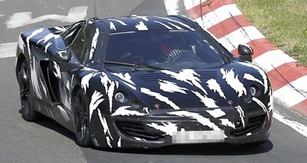 McLaren P11 provkörs på Nürburgring
